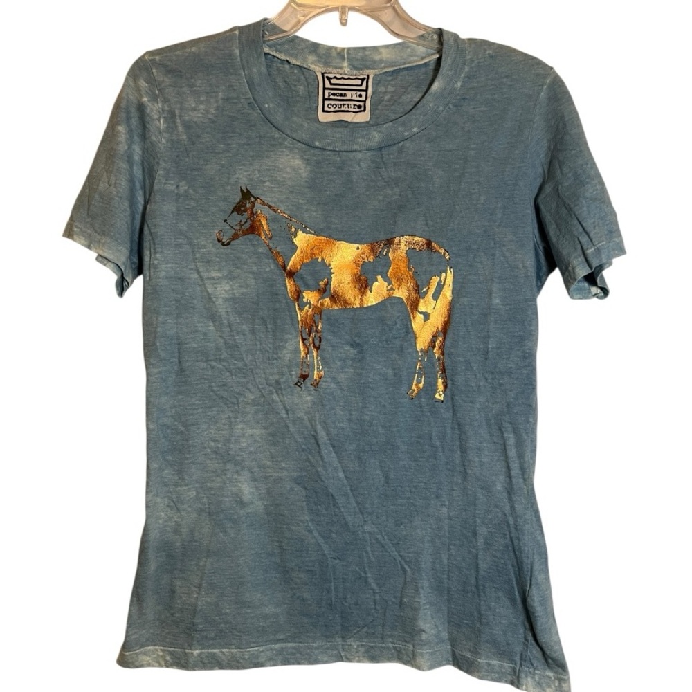 Pecan Pie Couture Horse Design T-shirt Size Large